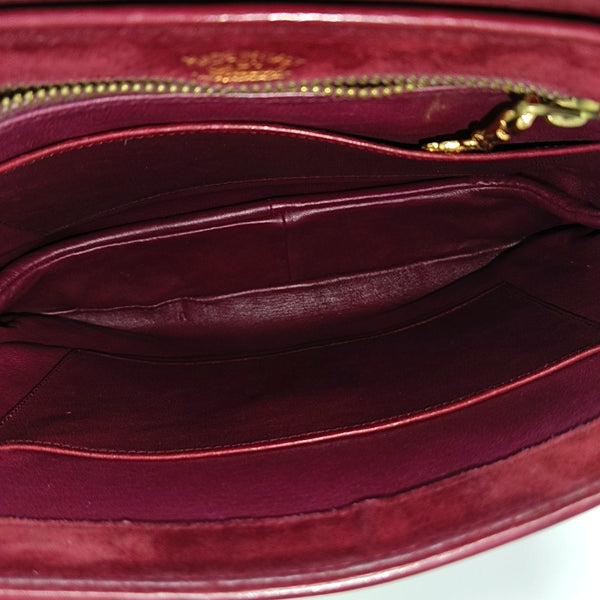 Suede Shoulder Bag Red