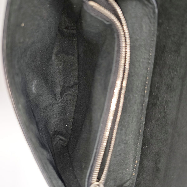 Monogram Coated Canvas Top Handle Bag Brown