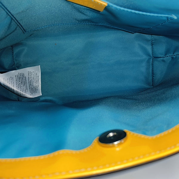 Calfskin Top Handle Bag Blue