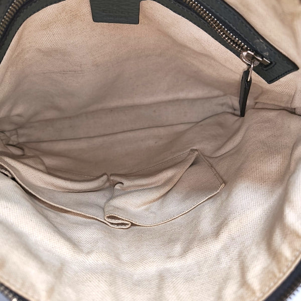 Calfskin Shoulder Bag Gray