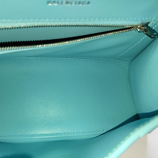 Hourglass S Calfskin Blue