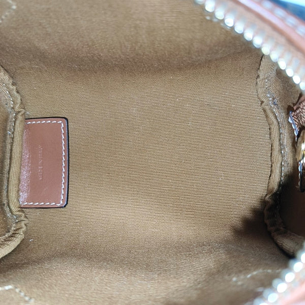 TRIOMPHE CANVAS Mini Coated Canvas Brown
