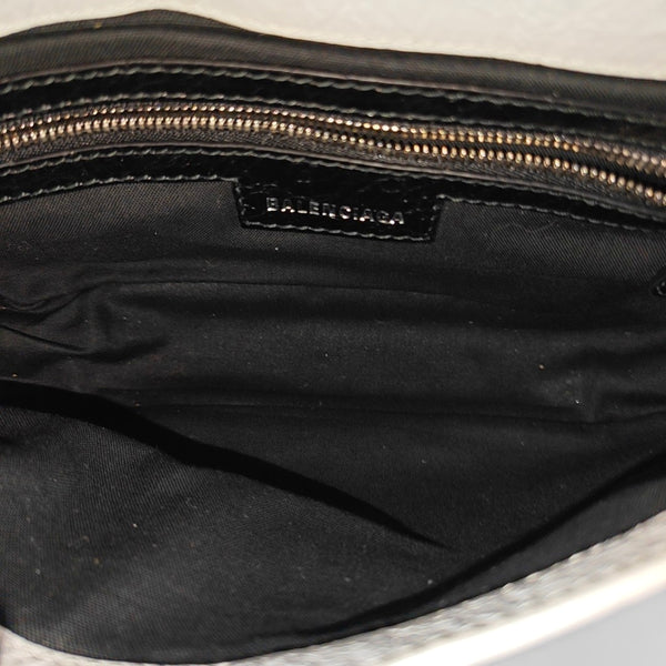 Authenticated pre-owned Le Cagole XS Lambskin White - Shoulder Bag at Looply