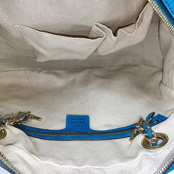 Soho Quilted Calfskin Blue