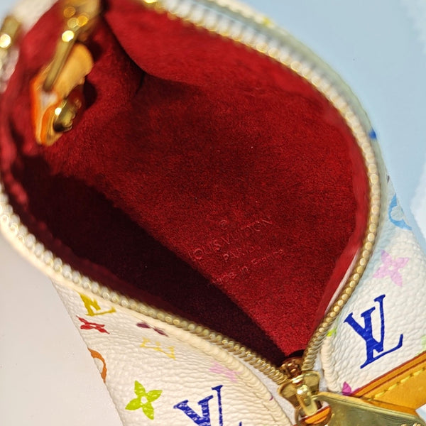 Monogram Coated Canvas Coin Purse White