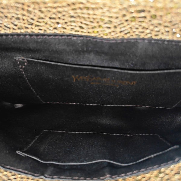 Special Material Shoulder Bag Gold