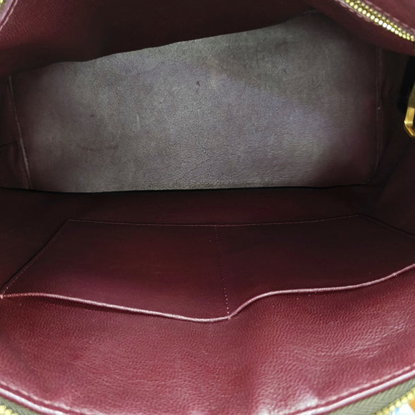 LOCKIT MM Monogram Coated Canvas Brown