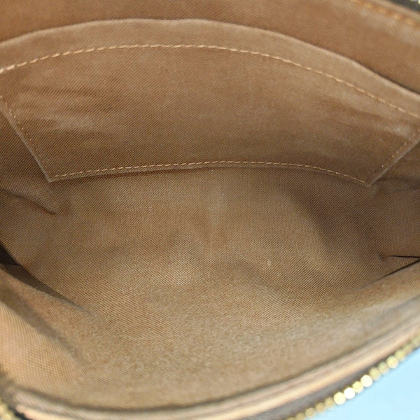 ACCESSOIRES GM Monogram Coated Canvas Brown