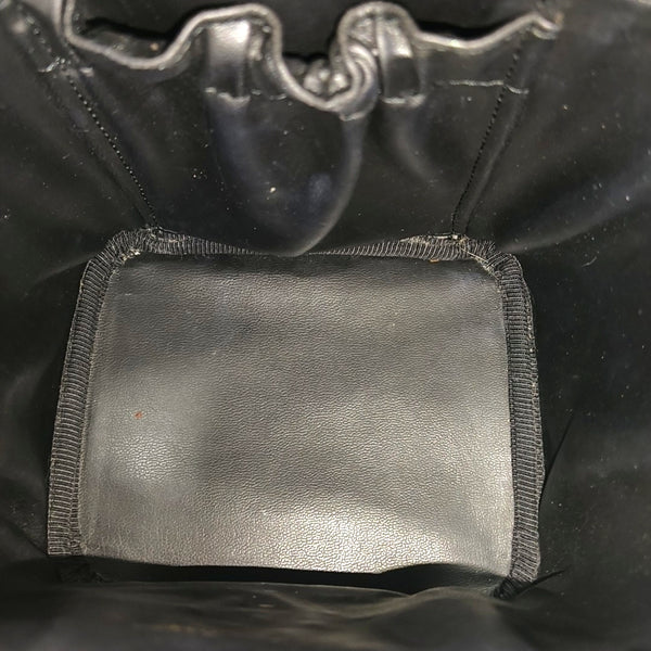 VINTAGE COSMETIC BAGS Patent Leather Black