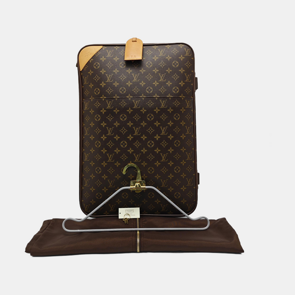 PEGASE Monogram Coated Canvas Brown