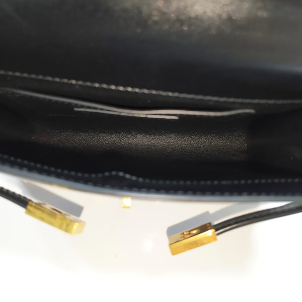 MANHATTAN Mini Calfskin Black