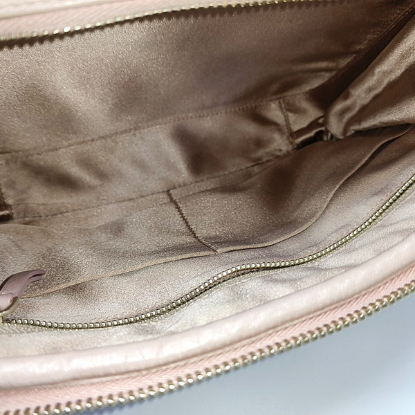 Quilted Lambskin Shoulder Bag Pink