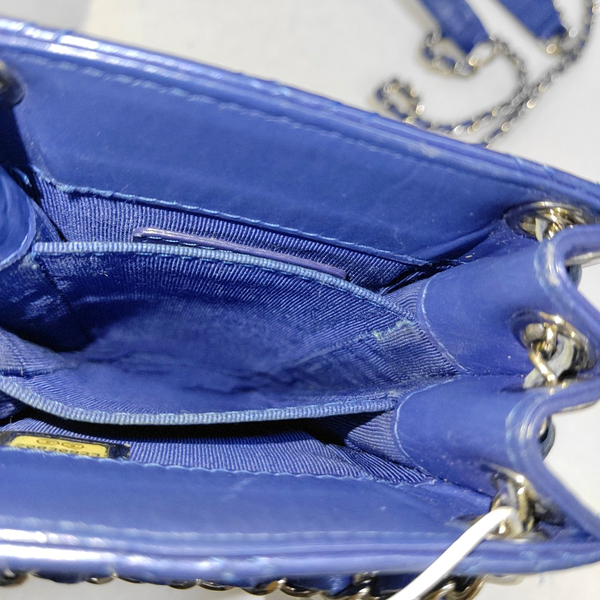 Quilted Calfskin Blue