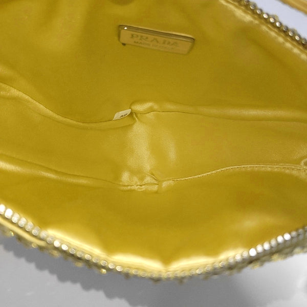 Satin Shoulder Bag Yellow
