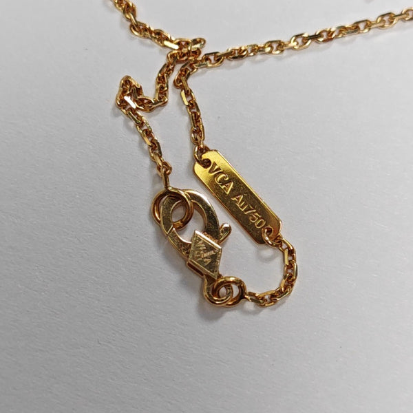 Vintage Alhambra 18k Gold Necklace