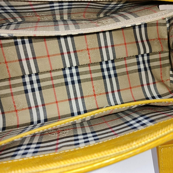 Calfskin Top Handle Bag Yellow