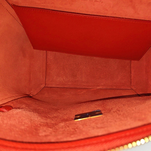 BELT Micro Calfskin Red