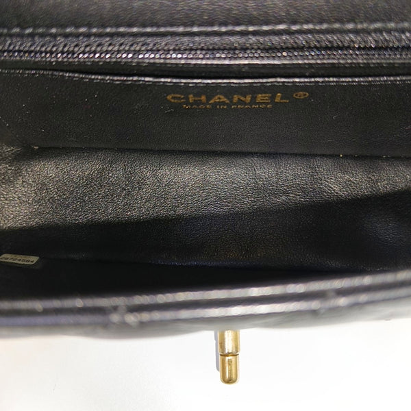 CLASSIC FLAP Mini Quilted Lambskin Black