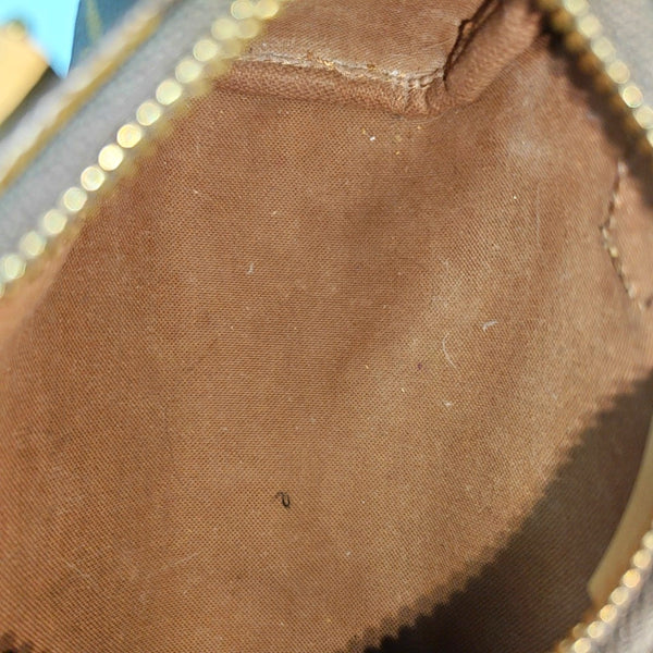 SPEEDY Nano Monogram Coated Canvas Brown