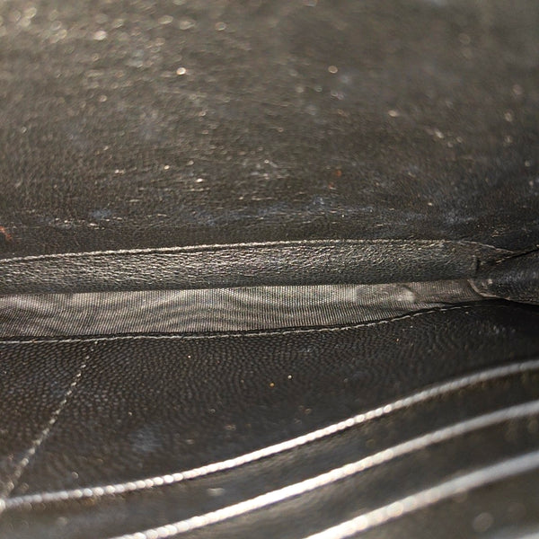 MONOGRAM Medium Chevron Calfskin Black
