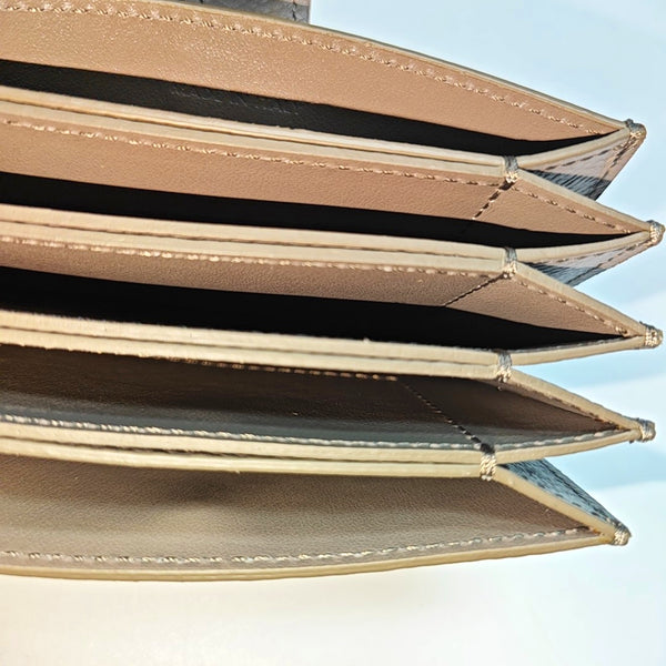 STRAP Calfskin Gray Wallet