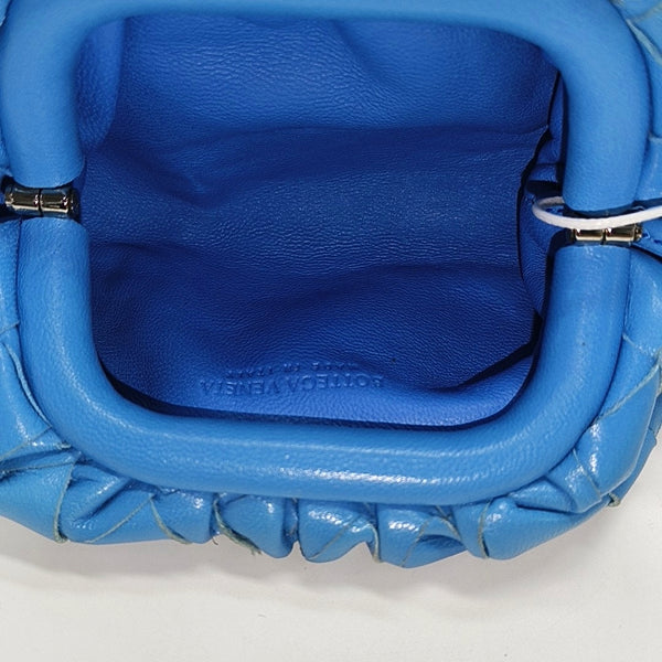 The Pouch Lambskin Blue