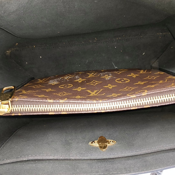 FLOWER Monogram Coated Canvas Brown