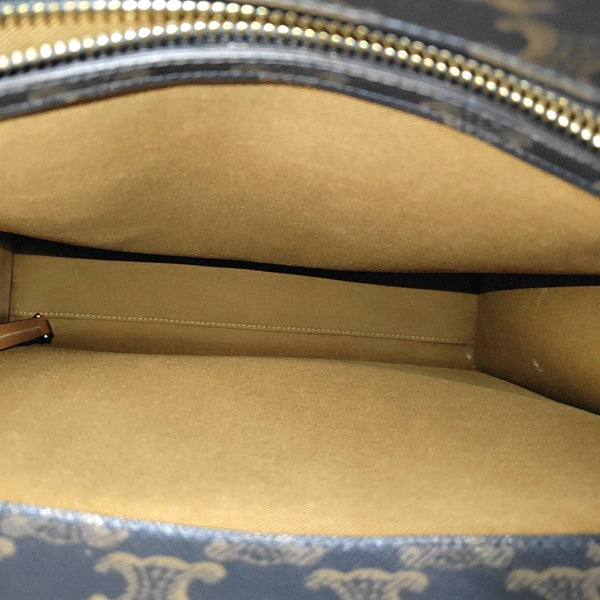 CABAS CELINE Small Coated Canvas Brown