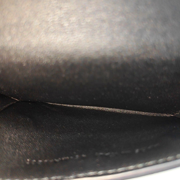 Saddle Mini Lambskin Black