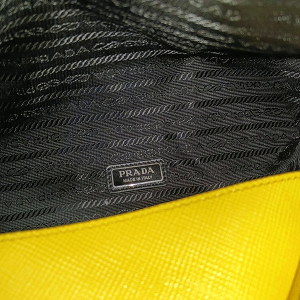 Calfskin Shoulder Bag Yellow