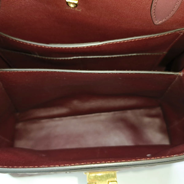 Trifolio Medium Calfskin Red