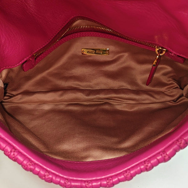 Crystal Quilted Lambskin Red