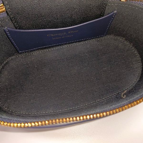 30 Montaigne Mini Oblique Canvas Blue