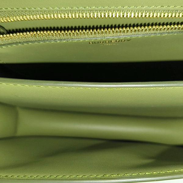 TB Small Calfskin Green