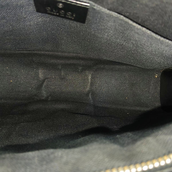 GG Supreme Monogram Coated Canvas Gray