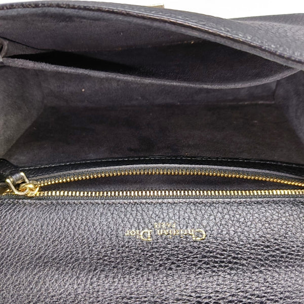 Diorama Small Cannage Calfskin Black