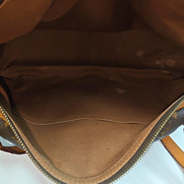STRESA Monogram Coated Canvas Brown
