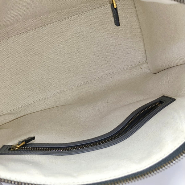 Monogram Canvas Shoulder Bag Black