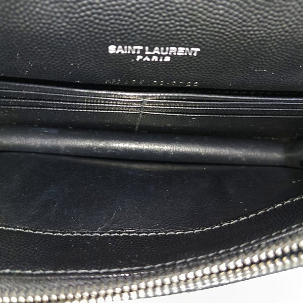 MONOGRAM WOC Chevron Calfskin Black