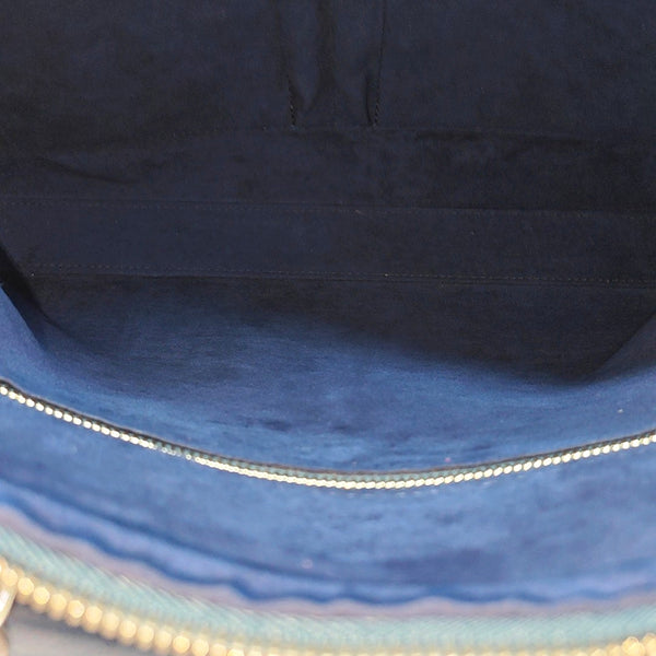 Calfskin Shoulder Bag Blue