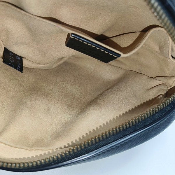 GG Marmont Quilted Calfskin Black