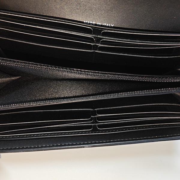 Patent Leather Wallet Black