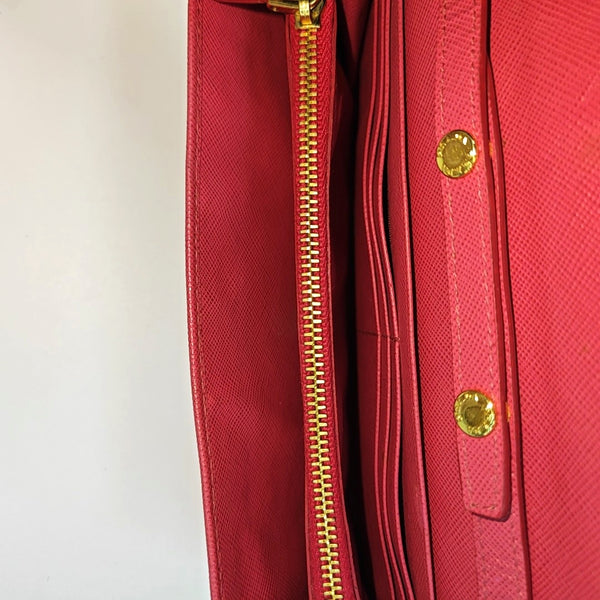 Calfskin Shoulder Bag Red