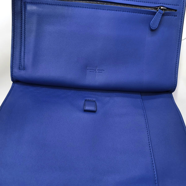Lambskin Clutch Blue