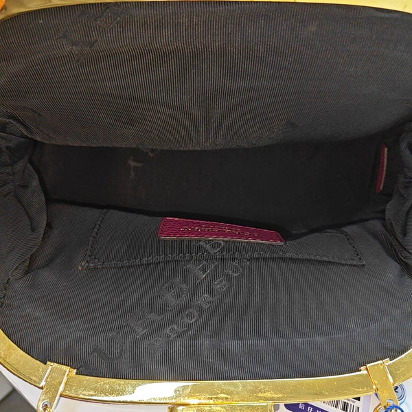 Calfskin Shoulder Bag Purple