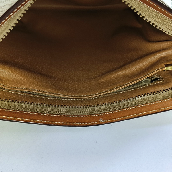 MACADAM CLUTCHES Coated Canvas Beige