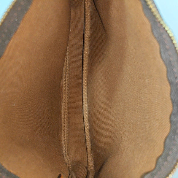 ACCESSOIRES Monogram Coated Canvas Brown