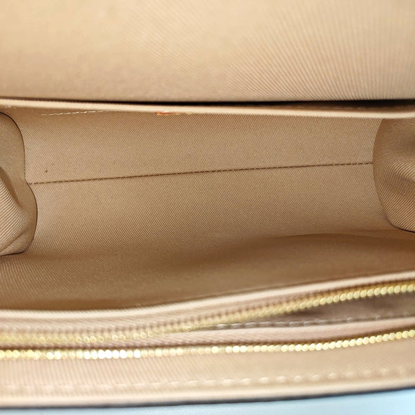 CLUNY PM Monogram Coated Canvas Brown