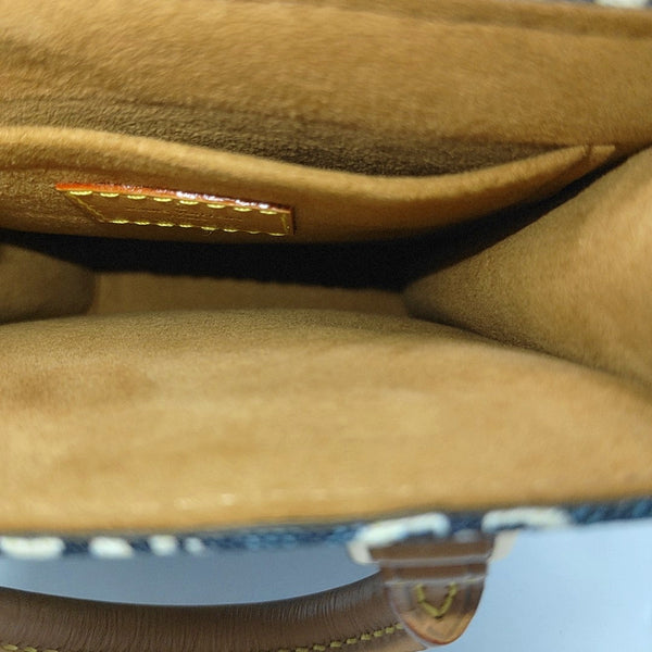 SAC PLAT Mini Monogram Denim Blue