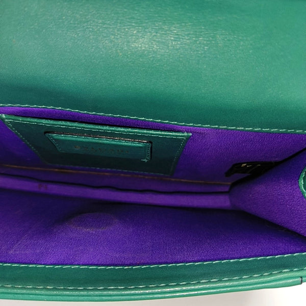 SERPENTI FOREVER Small Calfskin Green